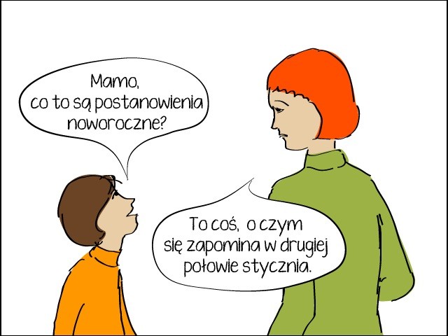 Zrelaksowana mama - postanowienia