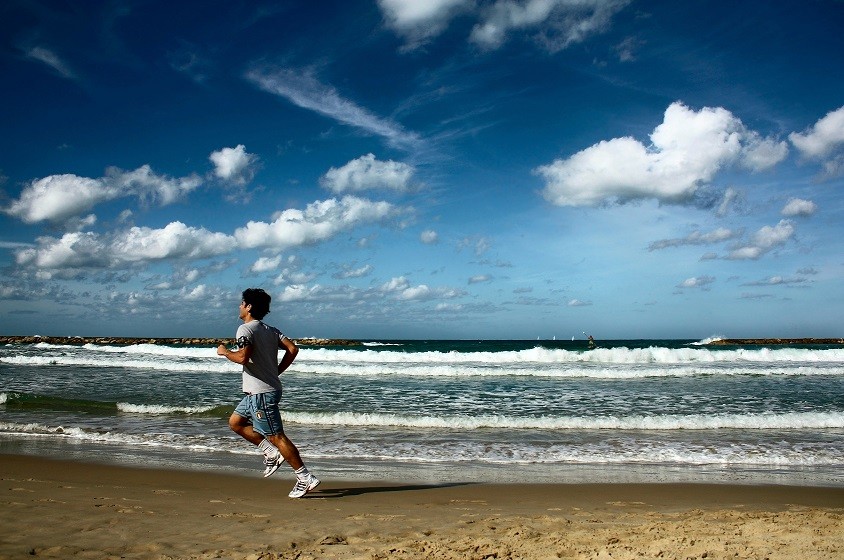 Bieganie po plaży